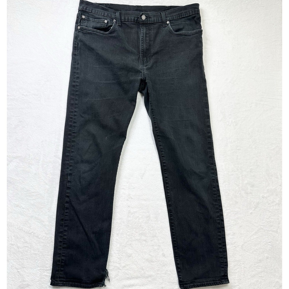 Levis 507 Jeans Mens 38x34 Black Premium Big E Reissue Measures 37x31 Worn‎